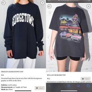 BRANDY MELLVILLE 🤍 TEE SET